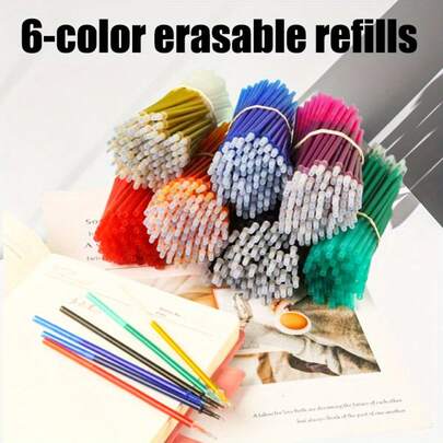 13cm Erasable Pen Refills, 20/115PCS Replacement Ink Refills, 6 Color Options, Long Refillable Pen Cartridges For Smooth Writing, School, Office, Notes, Journaling, Planning & Daily Use
