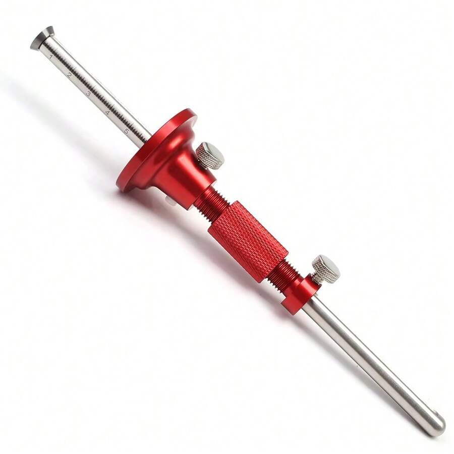 New‑Style European Woodworking Scriber, High‑Precision Blade‑Type Marking Gauge, Adjustable‑Distance Woodworking Tool, For Parallel Line And Groove Marking & Positioning, Hand‑Operated Grooving Marking Device