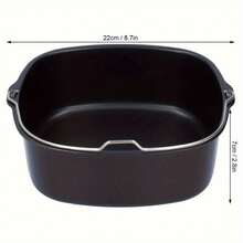 CBCL Durable Lightweight Air Fryer Basket - Non-Stick, Heat-Resistant Iron Baking Pan, Suitable For Pizza And Cakes, For Oven And Dishwasher - A - View 7