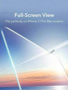 3 Packs Tempered Glass Screen Protector, HD Clear Snug Fit, Explosion-Proof Anti-Scratch Wear-Resistant, Case-Friendly Full Coverage, Compatible With IPhone 17 Pro Max/17 Pro/17 Air/17/16 Pro Max/16 Plus/16/15 Pro Max/15 Pro/15 Plus/15/14/13/12/11 - Clear - View 5