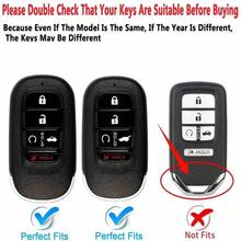 High-End Fashion Zinc Alloy Keychain Cover For ZR-V-V/BR-V/UR-V Compatible ENP1 Scratch-Resistant - one-size - View 5