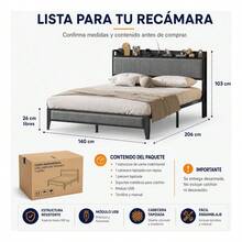 Bed Frames - Grey - View 11