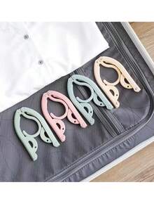 8/4/1pc Foldable Travel Hangers, Space-Saving Non-Slip Bra Drying Rack, Portable Pocket-Sized Clothes Hook, Suitable For Travel And Home Use, Room Decor, Halloween Decor, Halloween, Home Decor, Bathroom Decor, Autumn Decor, Travel Essentials, Storage And Organization - Multicolor - View 8