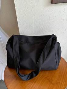 Sports Yoga Backpack, Large Capacity, Lightweight, Short-Trip Storage, Dry-Wet Separation Travel Bag, Waterproof - Black - View 9