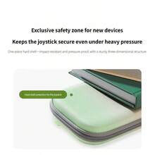 UGREEN Switch2 Storage Bag NS2 Game Console Protective Case Cover Game Handheld Console Peripheral Accessories Multi-Functional Portable Storage Box Bag Anti-Drop Anti-Pressure Shell Black Pink Green Gradient - View 6