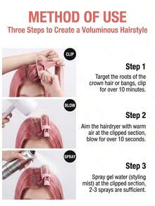 L'Occitane Vintage Coffee Color Hair Volume Clip Invisible Fluffy Hairstyle Styling Tool Gift For Women LOCCITANE‑GIFT‑58 - Brown - View 7