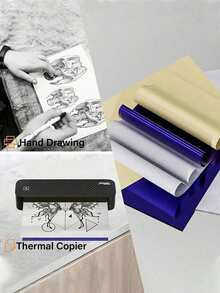 150 Sheets Professional Tattoo Transfer Paper, High-Quality Tattoo Pattern Transfer Paper, Premium Heat-Sensitive Carbon Copy Paper, Durable And Perfect For Tattoo Supplies - Multicolor - View 4