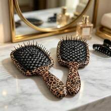 1pc/Styling Hollow Comb - Home Use Dry & Wet Dual-Purpose Multi-Function Detangling Curling Volumizing Styling Hollow Massage Mesh Hair Comb - Multicolor - View 2