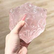 透明藍色水晶紋理手持遊戲道具，不規則塊狀亮面裝飾品，透明閃亮裝飾件，新奇收藏展示配件，獨特桌面擺飾，適用主題場景裝飾 - 彩色 - 查看 3