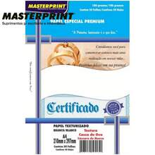 Papel Para Certificado Texturizado Casca de Ovo 180gr Masterprint - A4 100 Folhas - Visão 2