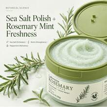 Ladoverna 1 Jar Rosemary Scent Scalp Scrub Deep Cleansing Exfoliating For Daily Scalp Care - ROSEMARY - View 2