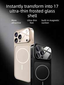 Instant 相容 iPhone 17 風格升級：原裝大視窗磁吸手機殼，適用 18/ 17/ 16/ 15/ 14/ 13 Air/ 17 Pro Max，支援無線充電，磨砂質感 - 藍色 - 查看 9