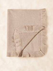 1pc Personalized Name Embroidered Knitted Throw Blanket, Customized Letter Knitted Blanket, 6 Colors Available, Bedroom And Sofa Home Decor, Exquisite Holiday Gift For Family - Multicolor - View 14
