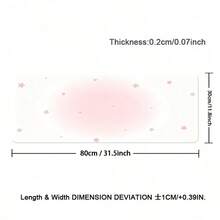 Leather Desk Pad Protector FULL Screen Star Gradient Y2K Gilr Mouse Pad Office Desk Mat Waterproof Non-Slip PU Desk Blotter Pad - View 12