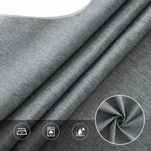 APODESS 1 graue Tischdecke aus strapazierfähigem Stoff, geeignet für den täglichen Gebrauch, Maße 140 x 180 cm, ideal für die Partydekoration - A - Übersicht 5