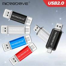 Microdrive 2-in-1 OTG 快閃記憶卡 USB 2.0 Type-C 雙介面 USB 隨身碟 高速隨身碟 適用於智慧型手機、筆記型電腦、PC - 查看 3