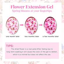 FOUR LILY 8ml Gel Extension Builder Nail Gel - Gel Ekstensi Kuku Bening, Cocok Untuk Penguatan Permukaan Dan Penanaman Bunga Kering, Gel Kuku UV/LED yang Dapat Dilepas, Cocok Untuk Manikur Salon Dan Rumahan - MultiWarna - View 5