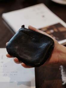 Vintage PU Soft Leather Mini Coin Purse, Portable Japanese Style Card Holder, Lightweight Lipstick Bag, Unisex Multi-Function EDC Wallet For Coins, Keys, Earbuds And Small Items Storage - Multicolor - View 4