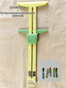 1pc Double-Sided Scale Sliding Sewing Ruler, Suitable For Fabric Sewing, Tailoring Measurement, DIY Handicrafts, Quilting, Made Of Durable Plastic, Precise Cutting And Manual Measurement Tool, Tailoring Tool - 5-in-1 Sewing Ruler - View 13
