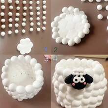 24/36/48 Packs White Foam Magic Modeling Clay For Kids DIY Crafts, Christmas Artwork - Solid Color - View 7