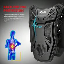 1 Pc Motorcycle Armor Chest And Back Protection Motorcycle Riding Armor Rider Knee And Elbow Protection Motorcycle Protective Accessories Gear Rider Gift - A - View 2