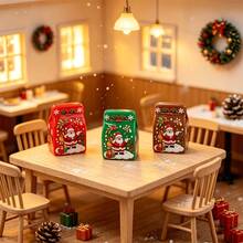 Winter Christmas Theme Miniature Decor, Mini Christmas Reindeer Crystal Ball + Mini Gift Box Resin Ornament, Suitable For Micro Scene Arrangement, Home Decor, Car Interior, Party Decoration, As A Small Gift - Christmas - View 8