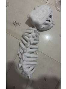 Dog Cat Pet Dinosaur Skeleton Costume Soft Plush Tyrannosaurus Rex Halloween Outfit 3D Dinosaur Bones - Multicolor - View 13