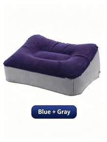 Portable Automatic Inflatable Leisure Chair, Foldable And Compact For Easy Carrying. Skin-Friendly Flocked Surface Material, Soft And Comfortable Seating, Supports Quick Inflation And Deflation. Suitable For Camping, Picnic, Beach Relaxation, Outdoor Fishing, Yard Leisure And Other Scenarios. Folds And Stores Without Taking Up Space When Not In Use, A Lightweight Chair For Outdoor Relaxation And Rest, Also Suitable For Temporary Indoor Use. - Multi-color - View 10