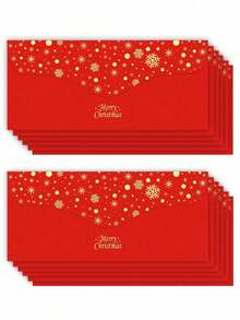 1/12/24pcs Red And Green Christmas Envelopes With Snowflake And Christmas Tree Pattern, Christmas Cards, Mailing Bags, Merry Christmas Card Packaging, Christmas Money Bags, Christmas Gift Bags, Christmas Party Gift Bags, Christmas Party Supplies, Christmas Decorations, 2027 New Year Halloween Gifts, Christmas Party Decorations, Christmas Decorations, Back To School - Christmas Envelopes - View 7