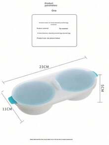 1 Egg Boiler Set Microwave Soft Boiled Egg Mold, Poached Egg Poacher, Rapid Steamed Soft Yolk Egg Cooker Kitchen Tool - Multicolor - View 9