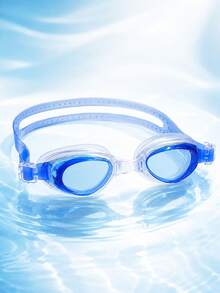 1pc Boxed High Definition Anti-Fog Swimming Goggles, Unisex Waterproof Swim Goggles With Adjustable Soft Silicone Strap, Comfortable Fit Leak-Proof Design, Large Field Of View Clear Lens, Includes Earplugs And Portable Storage Case, Suitable For Swimming Training, Fitness, Pool, Beach And Water Sports - Swimming Goggles - View 3