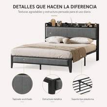 Bed Frames - Grey - View 8