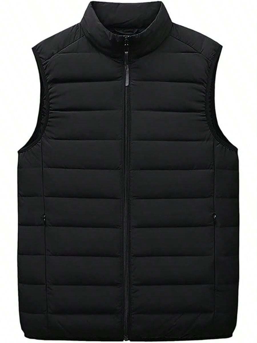 Men Thermal Underwear Vests - Apricot - View 1