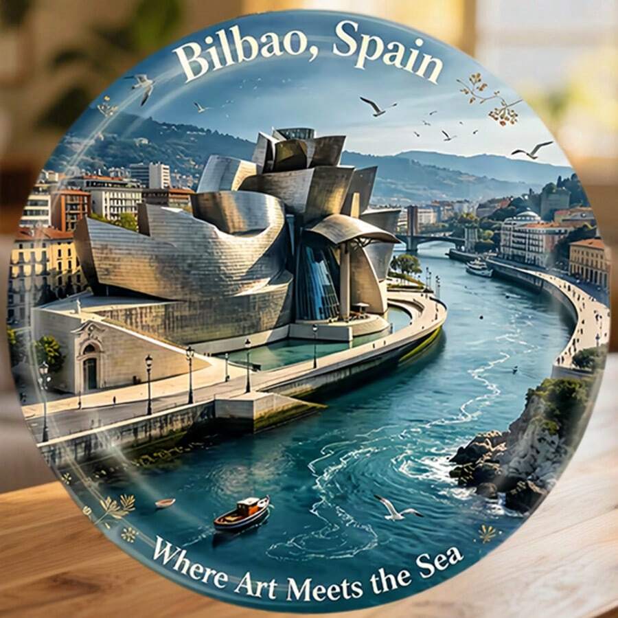 Bilbao Where The Guggenheim Meets The River And The Basque Coast Writes Its Modern Dream Keepsake For All Metal Surfaces Throughout The Home - A - View 1