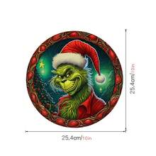 The Grinch 5 قطع ملصقات زجاجية تحذيرية مضادة للتصادم لعيد الميلاد، ملصقات زجاجية ملونة ثابتة قابلة للإزالة - متعدد الألوان - مشاهدة 2
