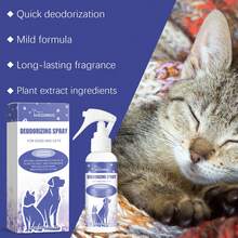 Yegbong Pet Deodorizer Spray, Menghilangkan Bau Hewan Peliharaan dengan Aroma Lavender Segar, Menjaga Hewan Peliharaan Tetap Wangi, Dikirim Secara Acak (Model Baru atau Lama) - 120 ml - View 4