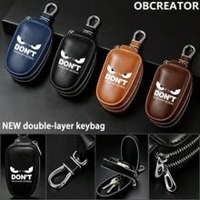 Personalized Creative"Don't Touch My Keybag"Increased Capacity Double-Layerplain Key Bag2D Printingdual Zippermultifunctionalkeystorage Bag,Men's Gift - Multicolor - View 3