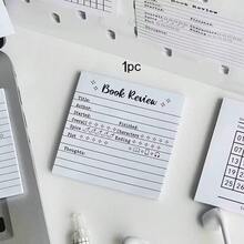 Minimalist English Habit Tracker Sticky Notes, Self‑Discipline Checklist Memo Pad, Adhesive Planner Notepad, Aesthetic Student Daily Record Stationery - A - View 11