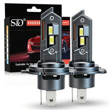 S&D H4 Led High/Low Beam H7 LED Car Headlights Canbus Bulbs Fog Lights 30000LM 120W 6000K 12V For Auto Lamp - A - View 2