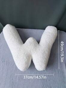 1pc White Creative DIY Letter Throw Pillow, Freely Combine The Letters You Want, Soft And Comfortable Pillow Cushion, High-Quality Home Decor, Can Be Decorated According To Needs, Ideal Creative Gift For Holidays, Birthdays, Halloween, Christmas - 40*35*10 - View 34