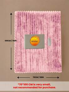 1 buah Selimut Sofa Pink, Selimut Tempat Tidur, Nyaman & Hangat, Sangat Ramah Kulit & Bernapas, Ringan & Lembut, Desain Modis Minimalis, Kenyamanan Menyeluruh, Cocok untuk Perjalanan, Selimut Tidur Siang, Tersedia Berbagai Ukuran, Dapat Dicuci dengan Mesin - Berwarna merah muda - View 6