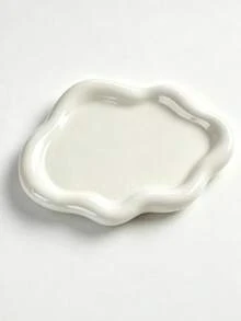 1pc Elegant Cloud-Shaped Tray, Anti-Drop Material Single-Layer Luxury Jewelry & Perfume Display Stand, Unique Jewelry Tray, Suitable For Home, Living Room And Office Key Storage, Home Decor - Multi-color Style - View 8