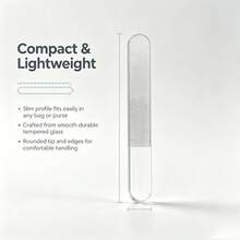 Crystal Nail File Set, Suitable For Home And Travel, Compact And Portable, Perfect For Daily Manicure Care - Round Nail File - View 6