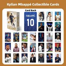55Pcs FIFA Multi-Style Football Star Collectible Cards, Art Card Paper Material, High-Definition Portrait Collection Cards, Sports Style, Planner Storage Niche Peripheral Decoration Cards - Sports Trading Cards - View 9