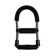 Kit 4 em 1 Fitness Para Treino Em Casa Com HandGrip Barras De Flexão Fortalecedor De Punho E Barra De Porta - Preto - Visão 4