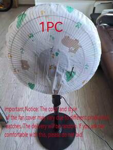 1/3/5pcs 18 Inch Fan Cover, Easy Put On Take Off,Keeps Fan Clean,For School,Kitchen,Office,Home,Travel,Washable,Reusable,Organizer,Storage, Christmas,Back To School - Full Coverage - View 10