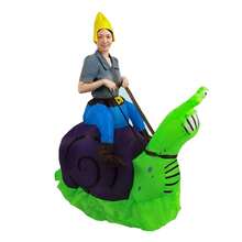 1pc (Air Blower Not Included) Rideable Animal Cosplay Costume, Adult Cosplay Outfit, Rideable Half-Body Funny Costume, Party Performance, Holiday Atmosphere Gift - Multicolor - View 6