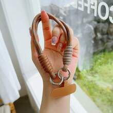 High-Value Minimalist Dopamine Woven Striped Colorblock Personalized Double Buckle Cup Rope Short Wrist Strap Suitable For All Phone Clip-On Hand Strap CCD Camera Phone Case Lanyard Multicolor Double Silver Buckle Short Thick Durable Detachable Hanging Chain Outdoor Sports Phone Case Clip-On Pendant Versatile Anti-Lost Wrist Woven Rope - Multicolor - View 17