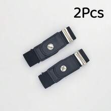 2/4/6件裝彈性腰帶，可調節無扣腰帶，適用於牛仔褲，隱形彈性腰帶，男女通用，修身腰線 - 無扣舒適設計，可調節且彈性，完美貼合牛仔褲與長褲 - 增強身體輪廓，復古彈性腰帶 - 無扣，隱形貼合，適合男女，舒適彈性，通用尺寸 - 多色 - 查看 16