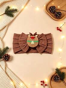 Christmas Multi-Color Baby Headband, Holiday Element Design, Soft And Elastic, Breathable, Perfect For Holiday Parties, Celebrations, Gifts And Photo Shoots - Multicolor - View 10